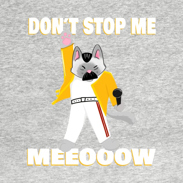 Freddie Meowcury Freddy Mercury as a Cat by SusanaDesigns